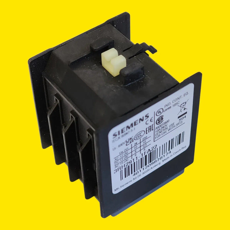 Bloque Auxiliar Siemens 3rh2911-1fa22 2na 2nc