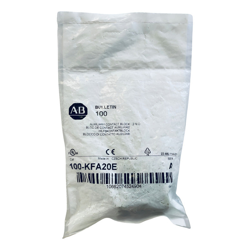 Allen Bradley 100-kfa20e Módulo De Contacto Auxiliar Frontal