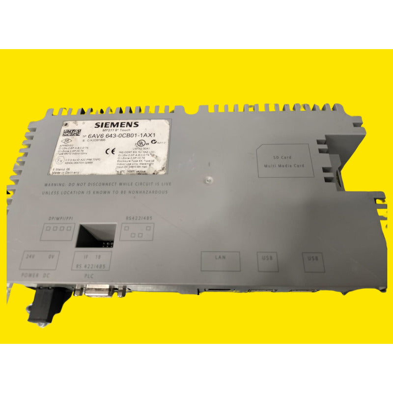 Siemens 6av6 643-0cb01-1ax1 Simatic Multi Panel Usado -