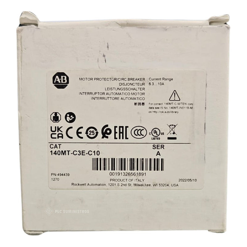 Allen Bradley - Allen-bradley 140mt-c3e-c10 Guardamotor