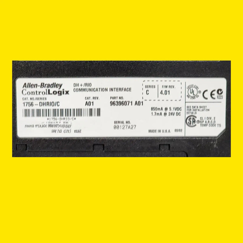 Allen-bradley 1756-dhrio Módulo De Comunicaciones Controllog C/con Tapa