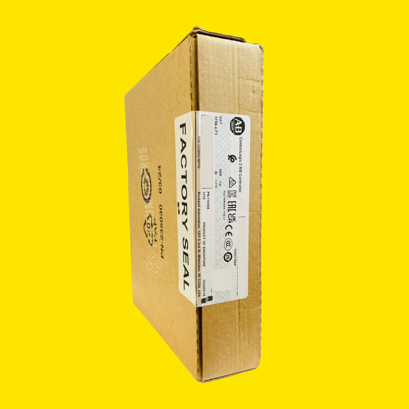 1756-l71 Controllogix Cpu Plc 2mb. Allen-bradley