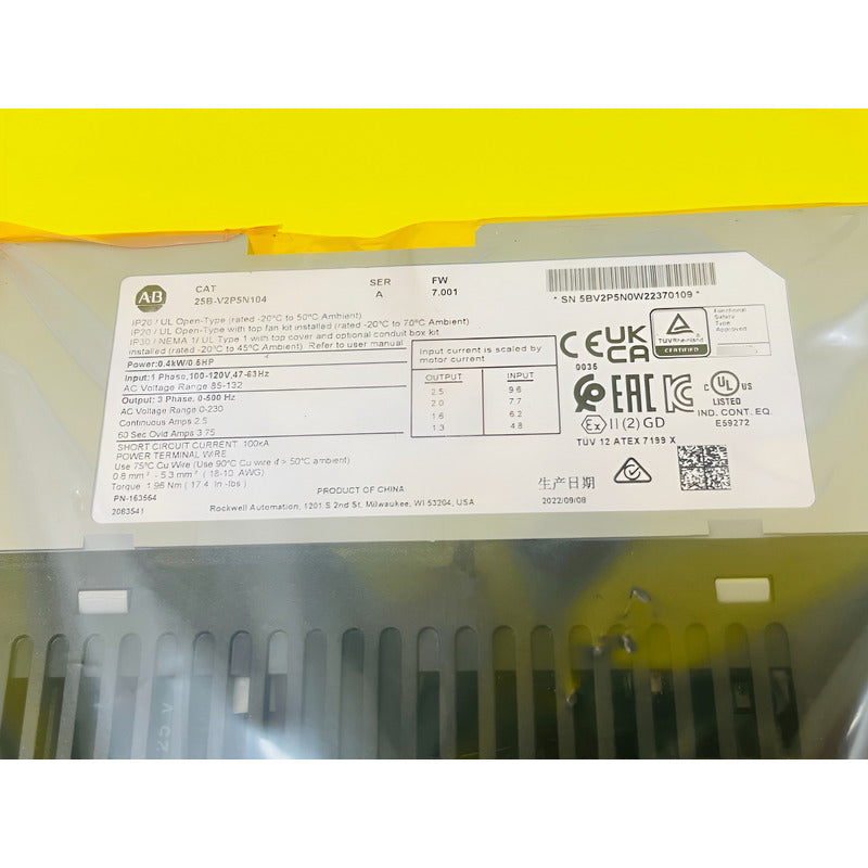 Variador Allen Bradley 25b-v2p5n104 Powerflex 525 120v
