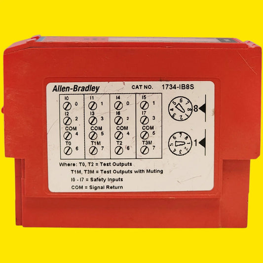 Allen-bradley 1734-ib8s Módulo De Entrada De Seguridad