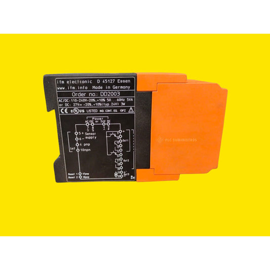 Ifm Electronic Dd2003 Monitor Fuente De Alimentación.