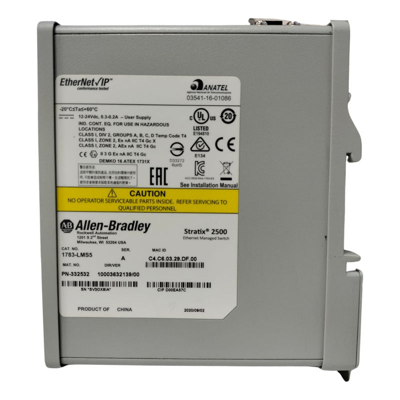 Allen Bradley 1783-lmss Ethernet Managed Switch