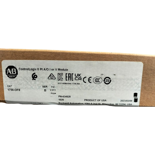 Allen-bradley 1756-of8 Controllogix 8pt Módulo De Salida