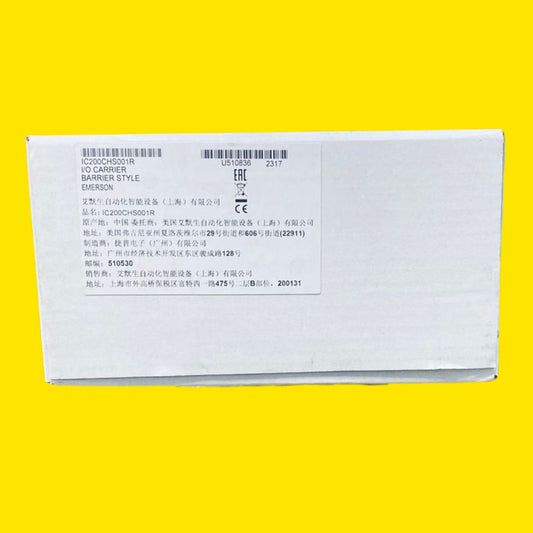 Emerson Ic200chs001r I/o Carrier Barrier Style