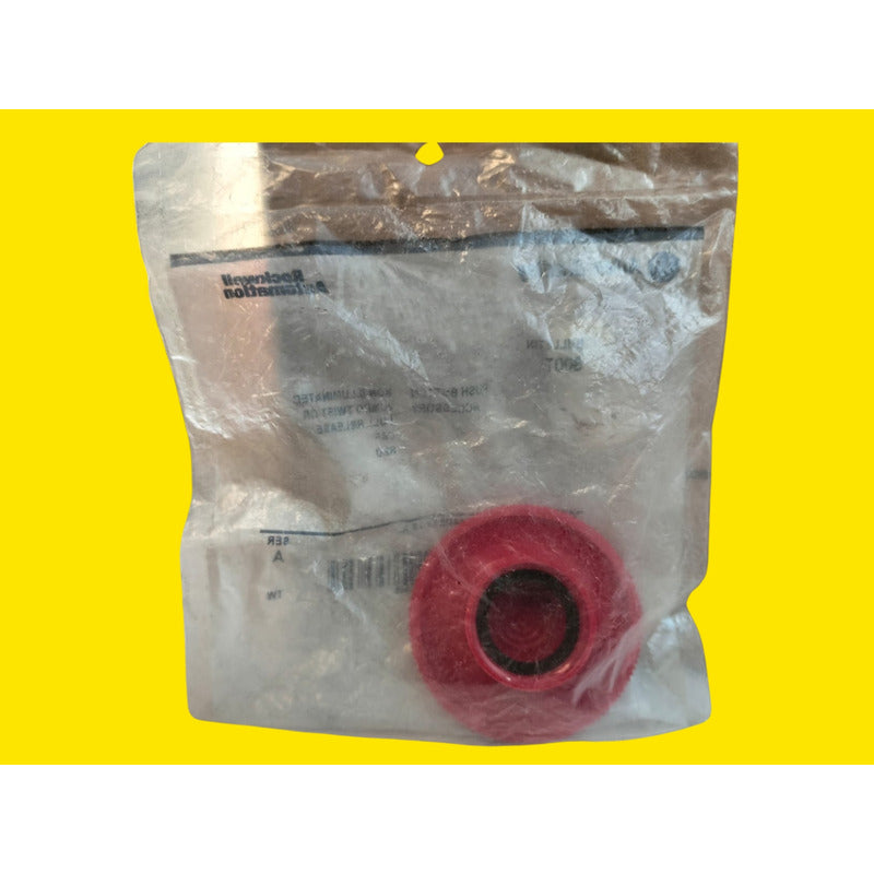 Allen-bradley 800t-n307a Boton De Presion Rojo