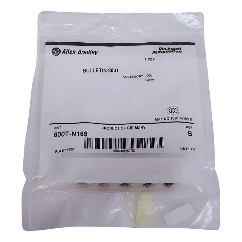 Allen-bradley 800t-n169 Lamp Bulletin 800t Blanco