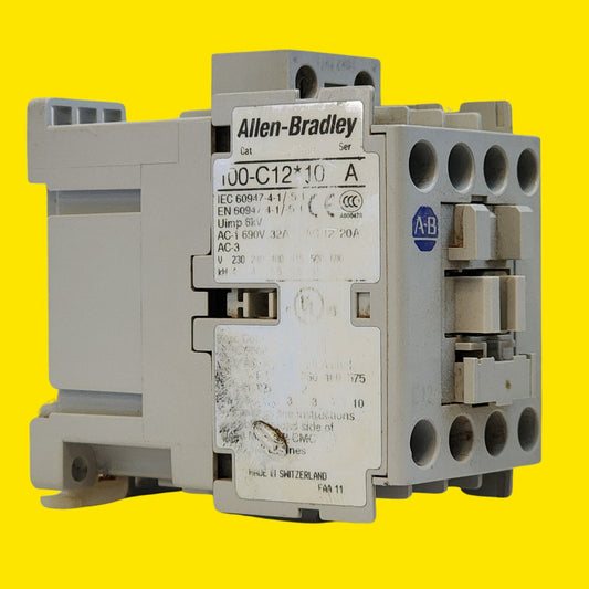 Allen-bradley 100-c12d10 Contactor 12a 3 Polos