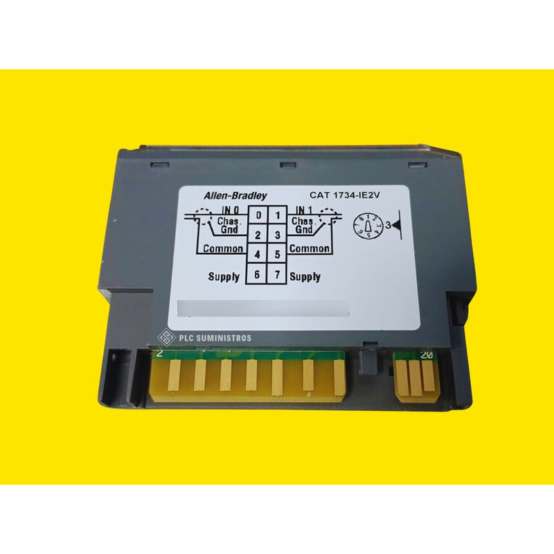 Allen-bradley 1734-ie2v Point I/o Modulo De Entrada Analogic