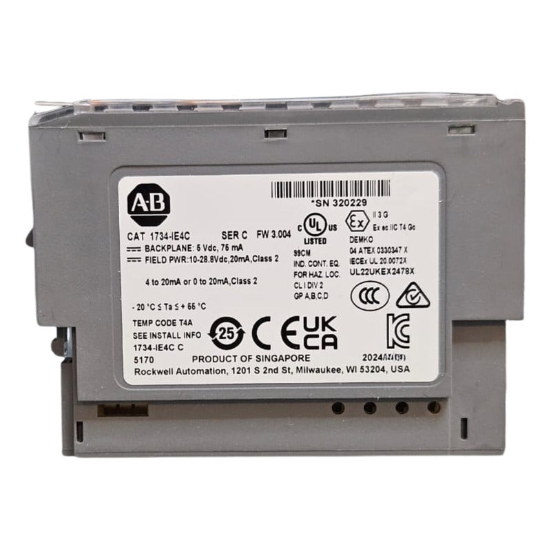 Allen-bradley 1734-ie4c Point I/o Point Analog Input Module