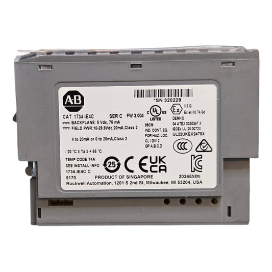 Allen-bradley 1734-ie4c Point I/o Point Analog Input Module
