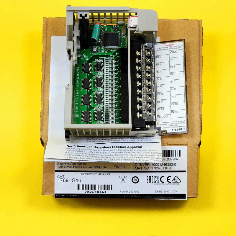 Allen Bradley 1769-ig16 16pt Ttl Input Module Nuevo