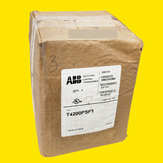 Abb T4200psf1 Transformador Seco 200 Va 240/480-115/24 V Negro