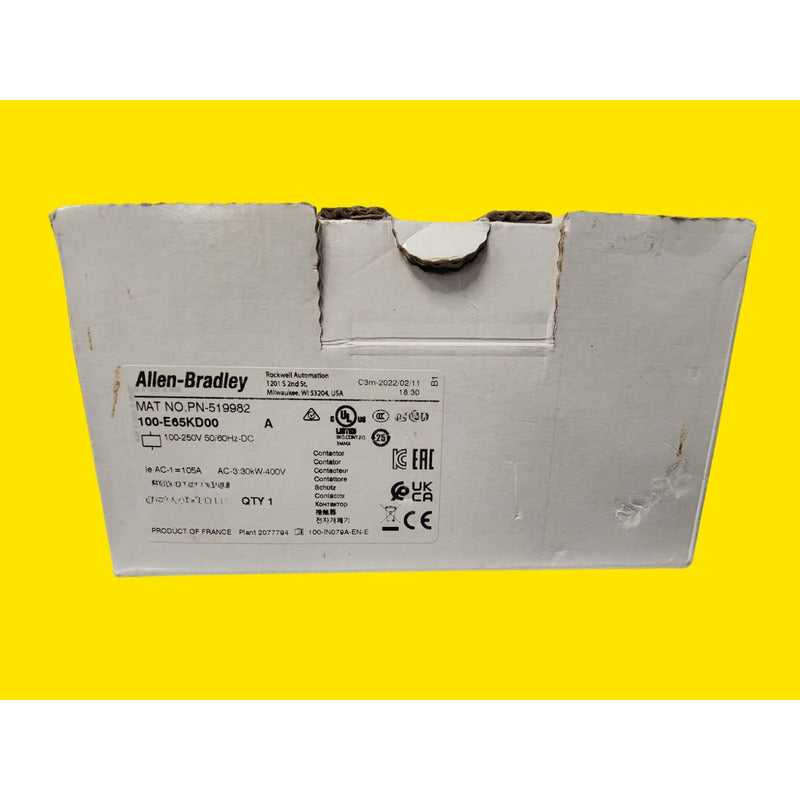 Allen-bradley 100-e65kd00 Contactor Industrial