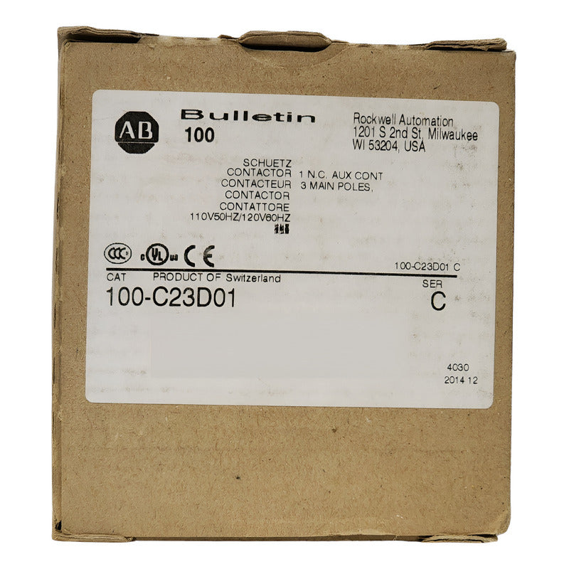 Allen-bradley 100-c23d01 Contactor 110v50/120v60hz