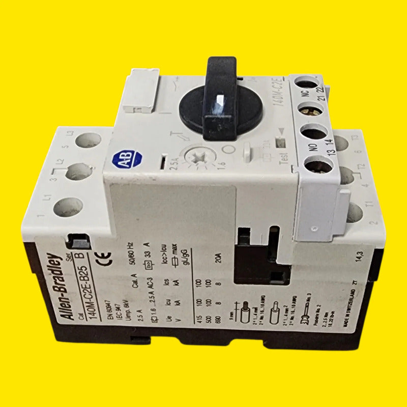 Allen-bradley 140m-c2e-b25+140m-c-afa11 Interruptor Termomac