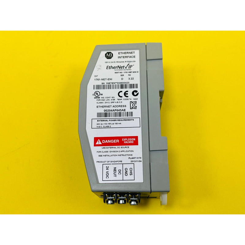 1761-net-eni Módulo De Interfaz Ethernet Usado - Allen