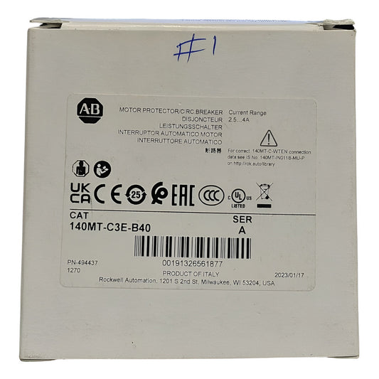 Allen-bradley 140mt-c3e-b40 Interruptor Automatico Motor Gris