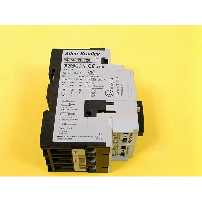 Allen-bradley 140m-c2e-c20 Guarda Motor 50 Hz -60 Hz