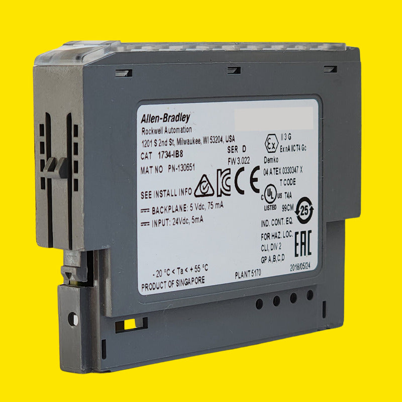 Entrada Digital Allen Bradley 1734-ib8 8 Canales Serie D