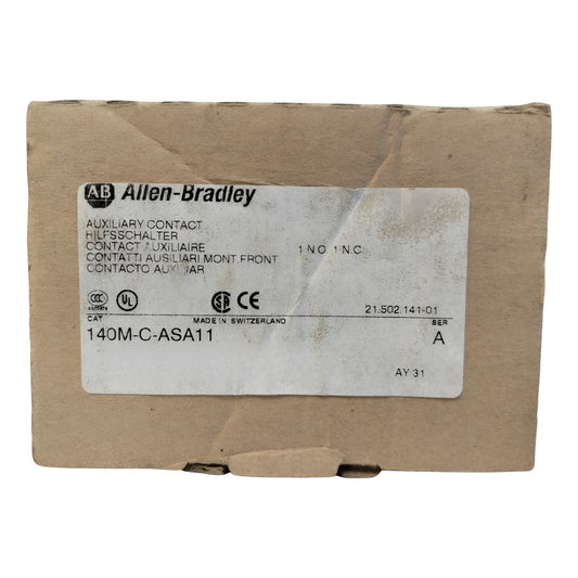Allen-bradley 140m-c-asa11 Bloque De Contactos