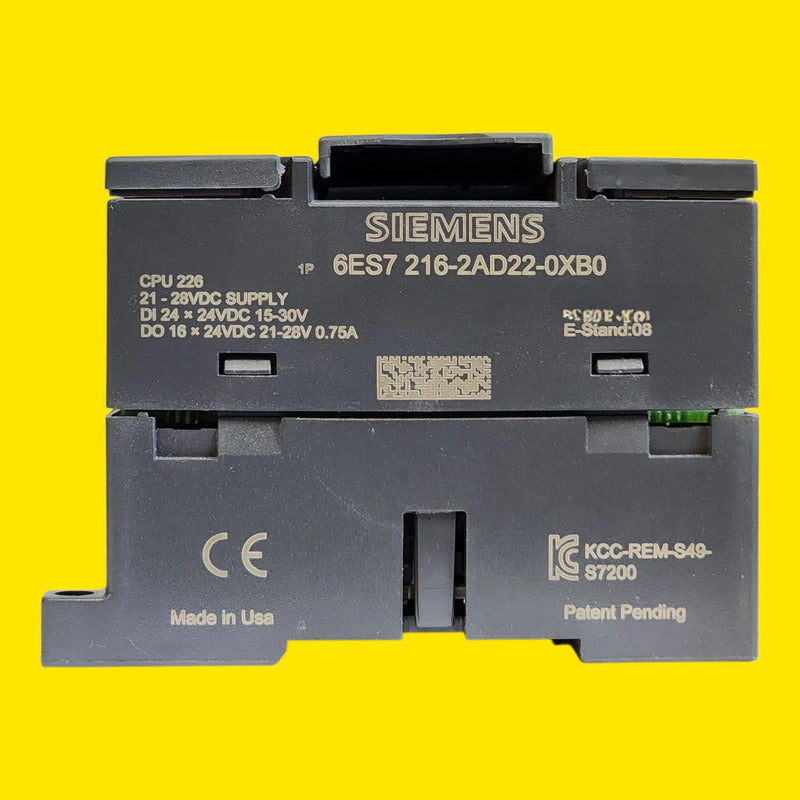 Siemens 6es7 216-2ad22-0xb0 Plc S7-200 Cpu 226 24vdc