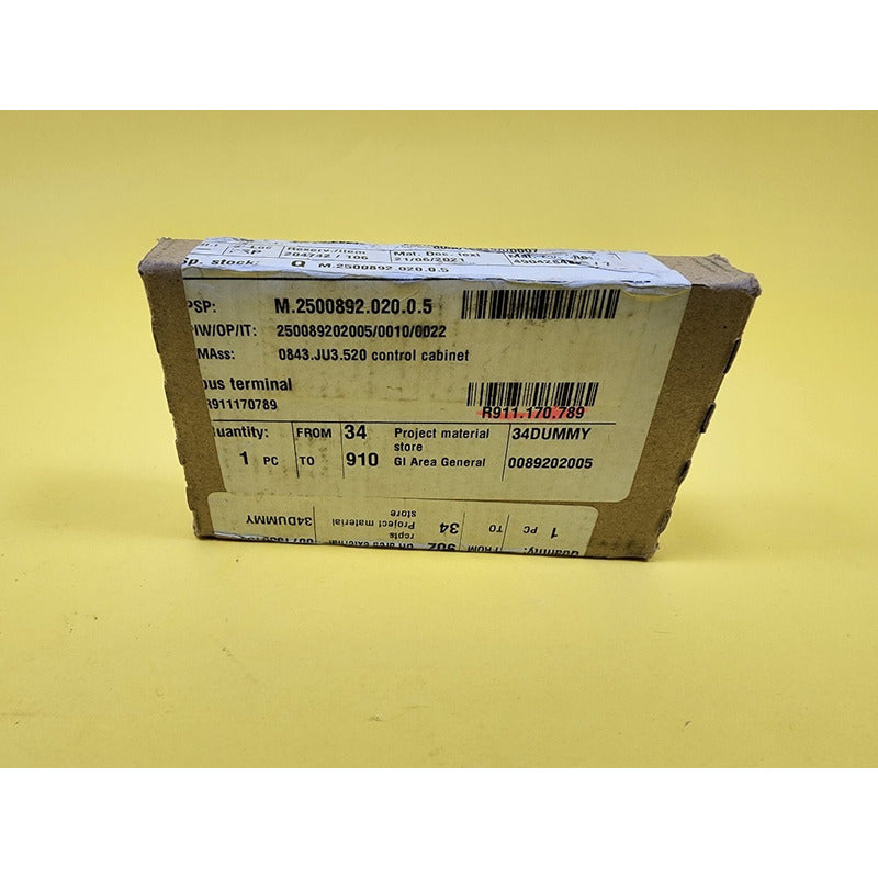 Rexroth R911170789-ga1 | Terminal De Alimentación 24v 8a