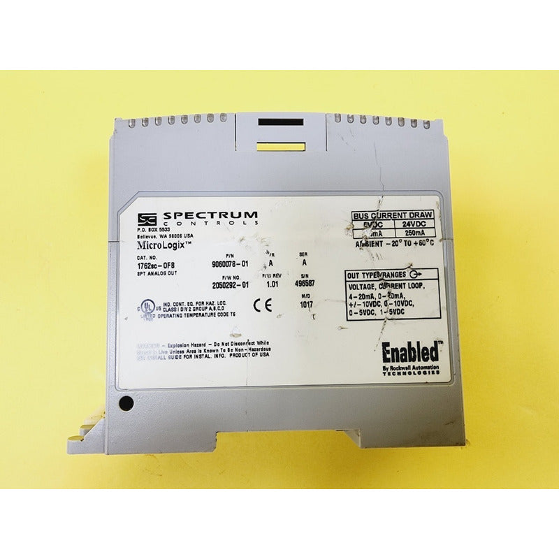 Spectrum 1762sc-0f8 Módulo De Entrada Analógica