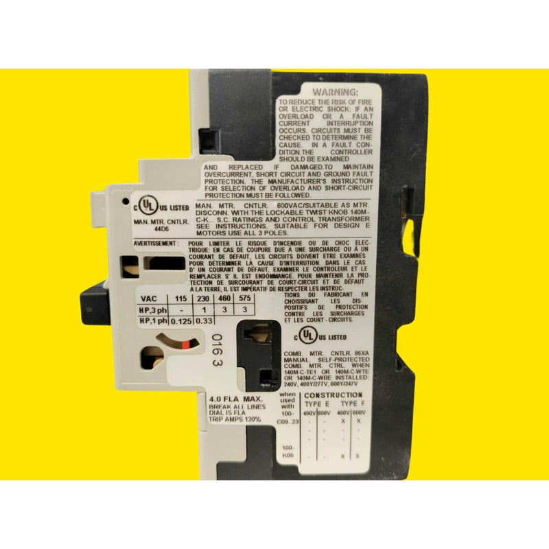 Allen Bradley 140m-c2e-b40 Viaje Magnético Standar