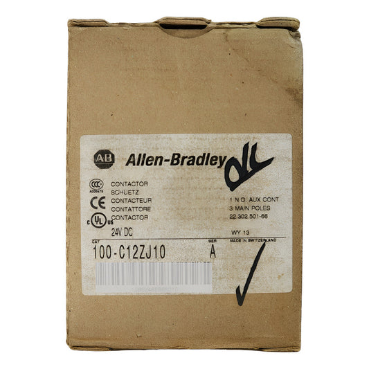 Allen-bradley 100-c12zj10 Contactor De Control