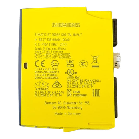 Siemens 6es7 136-6ba01-0ca0 Module Digital Input