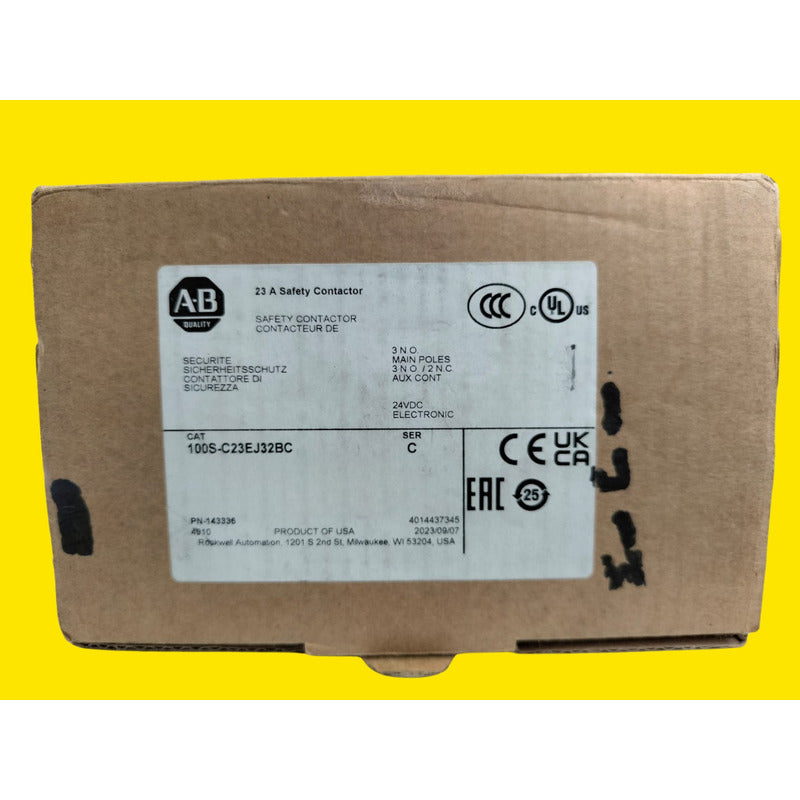 Allen-bradley 100s-c23ej32bc Contactor De Seguridad