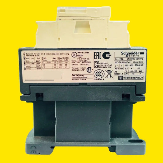 Contactor Schneider Lc1d09m7 Tesys D 25a Bobina 220vac