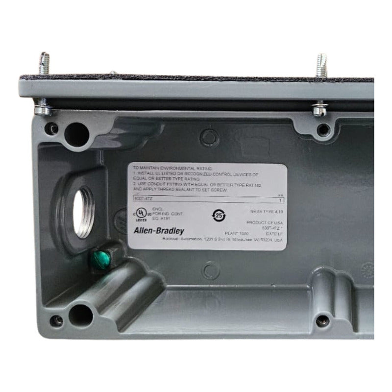 Allen Bradley 800t-4tz Gabinete Para Botones Gris Industrial