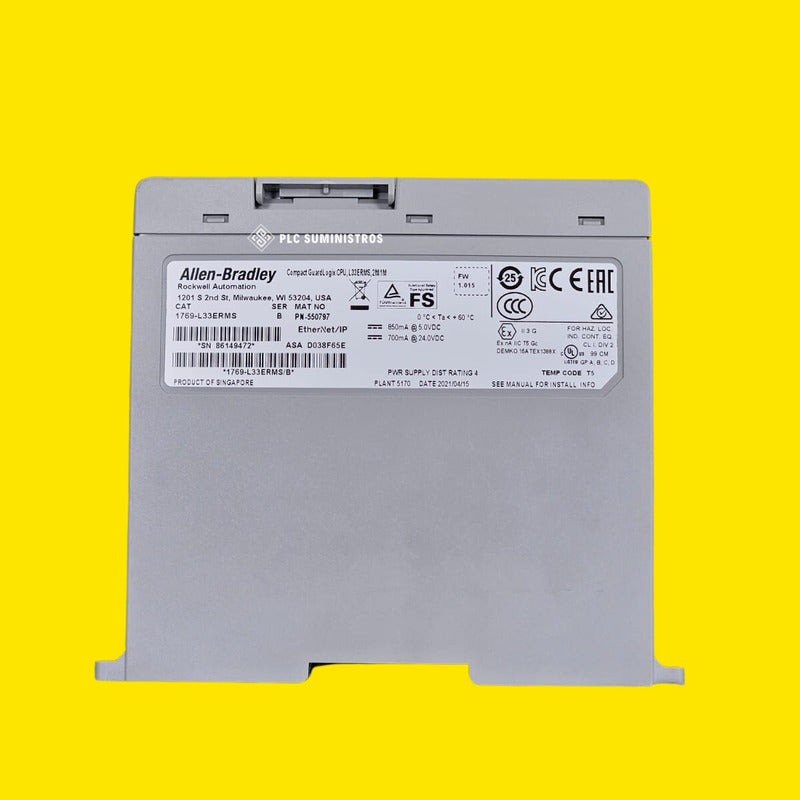 Allen Bradley 1769-l33erms Cpu Usado - Allen Bradley