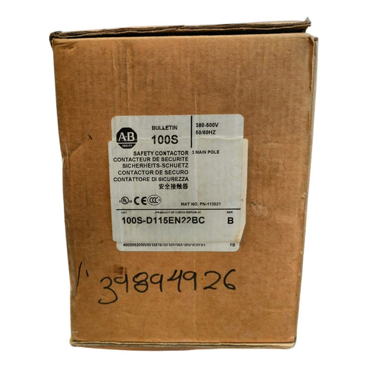 Allen-bradley 100s-d115en22bc Contactor De Seguridad Iec
