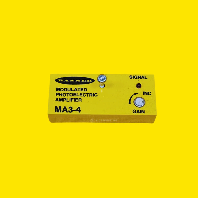 Banner - Banner Ma3-4 Amplificador Fotoeléctrico Modulado.