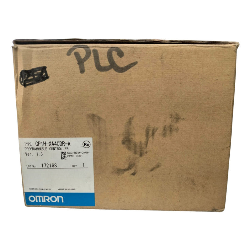 Omron Cp1h-xa40dr-a Controlador Logico Prog.