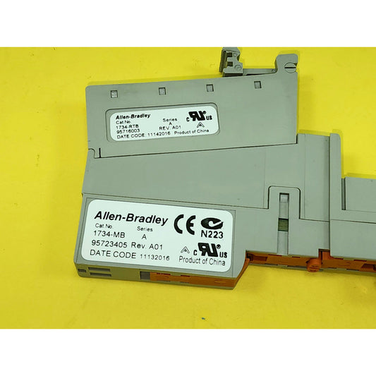 Allen-bradley 1734-tb Base De Montaje De E / S. Usado -
