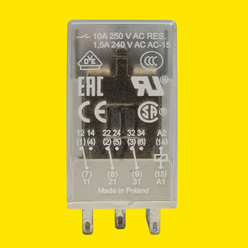 Abb Cr-m024dc3 Relé Miniatura 24vdc 10a 3pdt