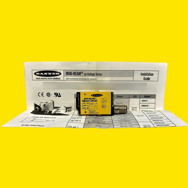 Banner Sm2a312wqd Sensor Fotoelectrico 26893