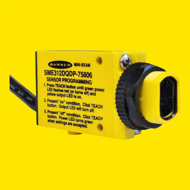 Banner Sm312dqdp 75806 Sensor Fotoelectrico Difuso M12