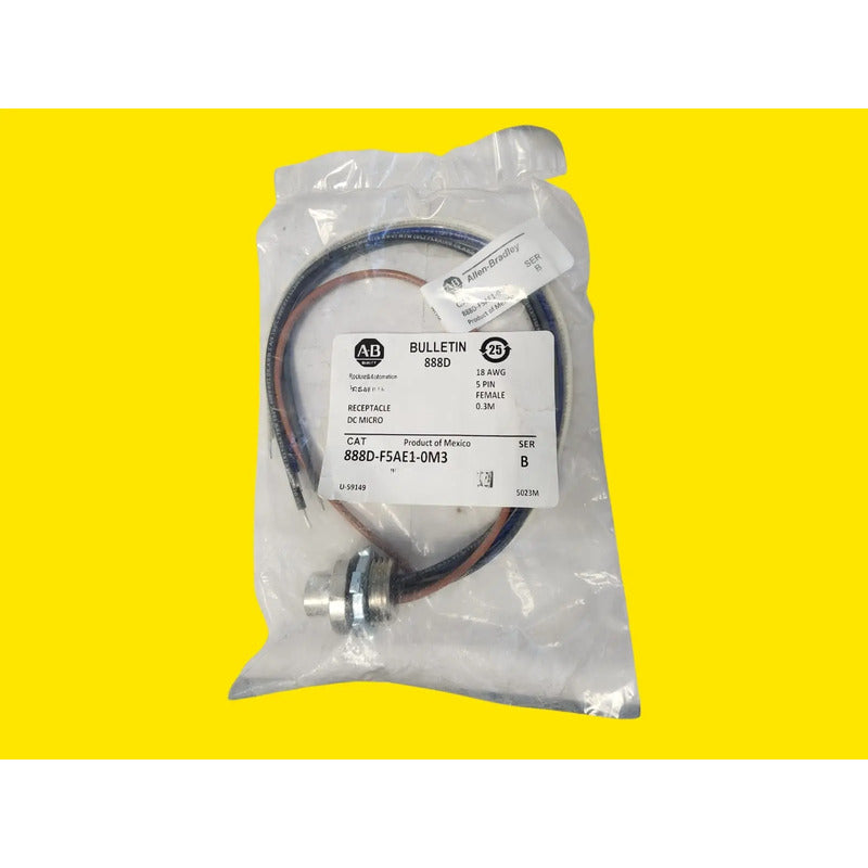 Allen-bradley 888d-f5ae1-0m3 Dc Micro Receptacle