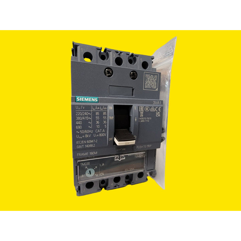 Siemens 3va1132-5ee36-0aa0 Interruptor Autom. Negro