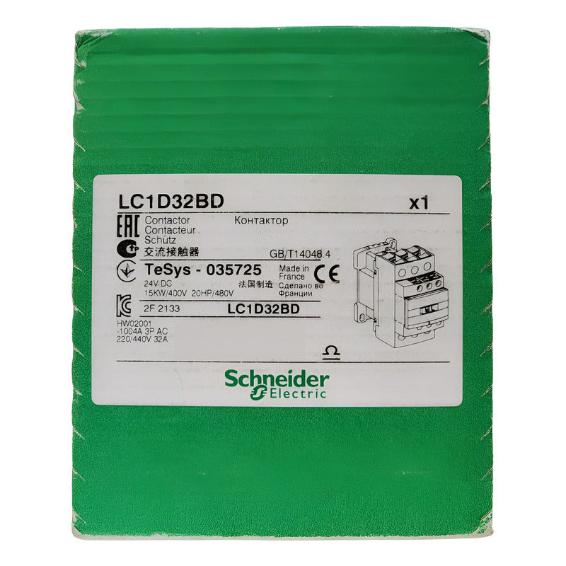 Schneider Electric Lc1d32bd-035725 Contactor