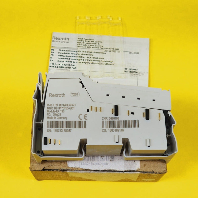 R911170753 | Rexroth R-ib Il 24 Di 32/hd-pac | Módulo 24v