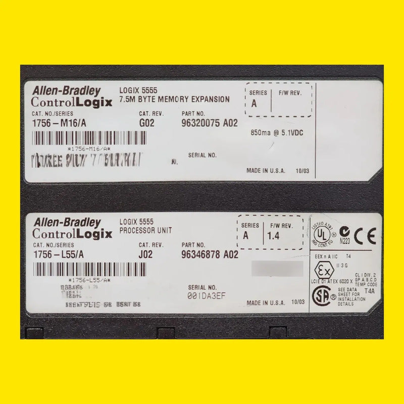 Allen-bradley 1756-l55m16 Controlador Motion Controllogix